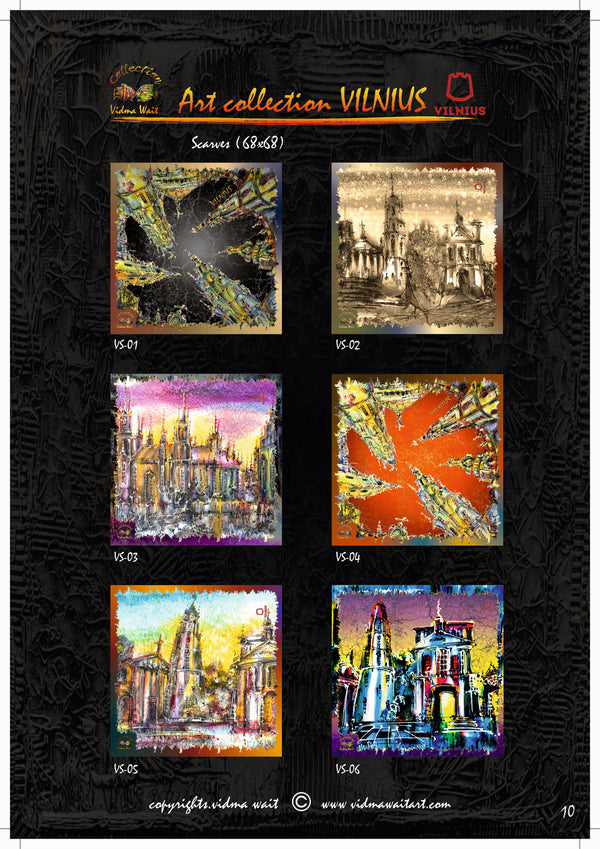 Art Scarf – Vilnius Collection