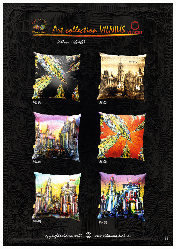 Art Pillow – Vilnius Collection
