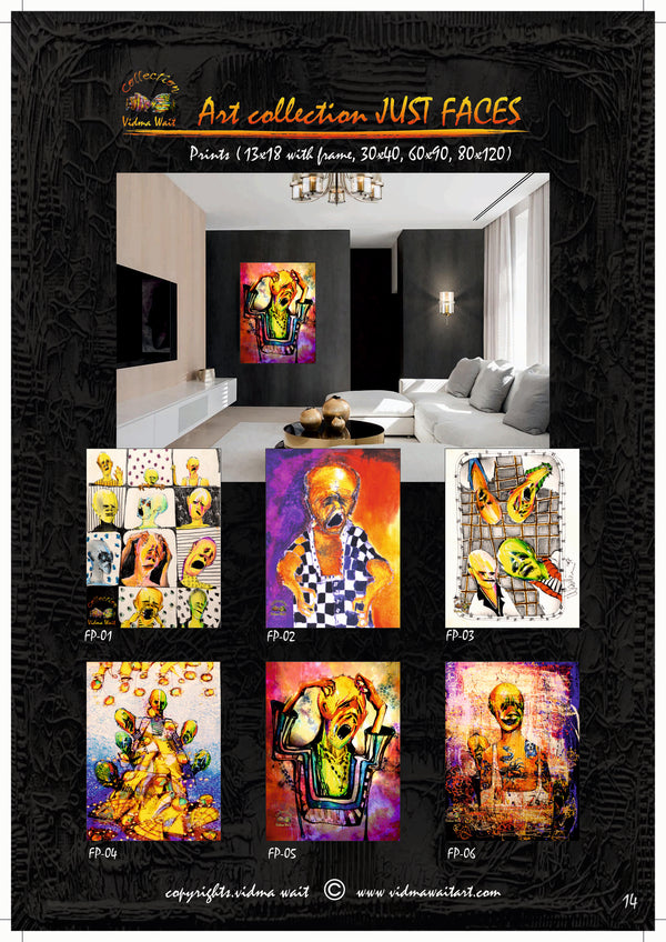 Art Print – Faces Collection