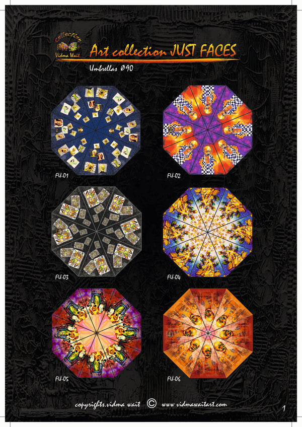 Art Umbrella – Faces Collection