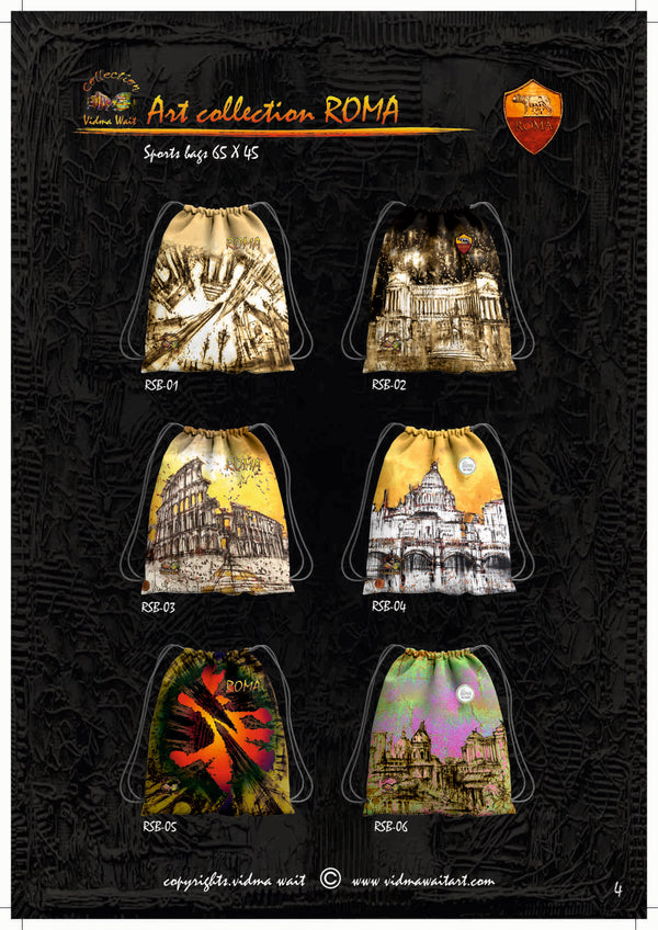 Rome Collection Drawstring Bag
