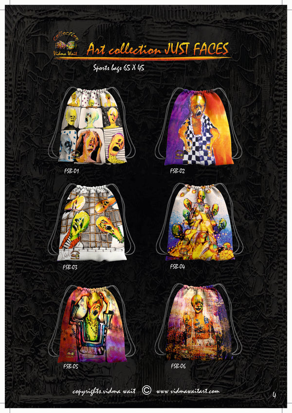 Art Sports Bag – Faces Collection