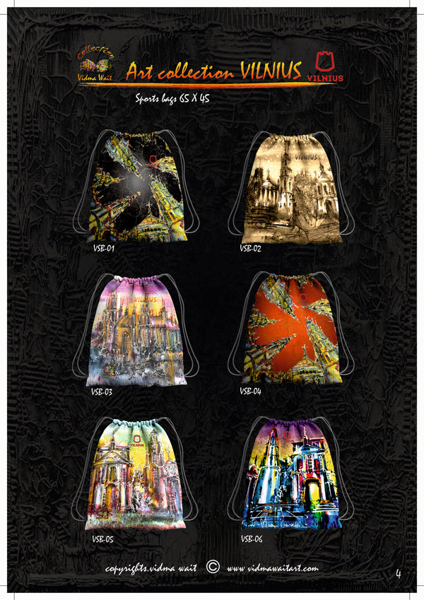 Art Sports Bag – Vilnius Collection