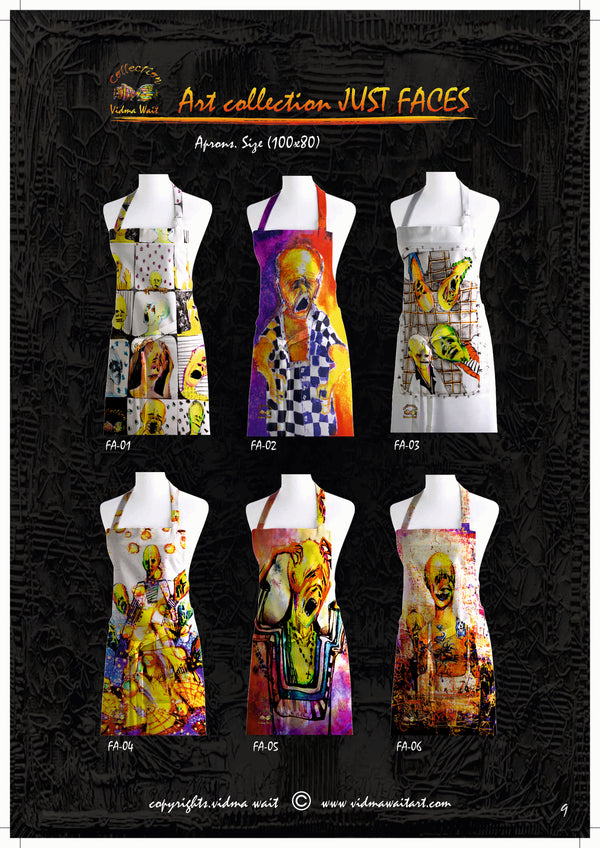 Art Apron – Faces Collection